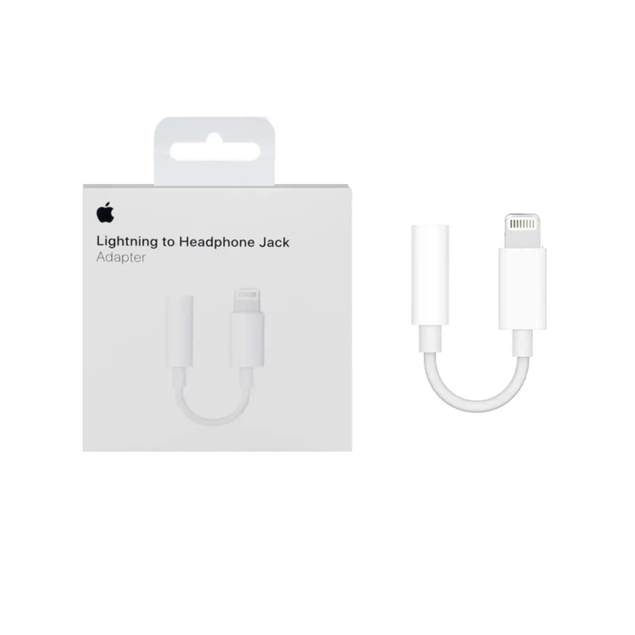 تبدیل iphone به جک 3.5 میلی متری مدل MMX62FE/A A1749 – سفید (گارانتی شش ماهه نیکان همراه)