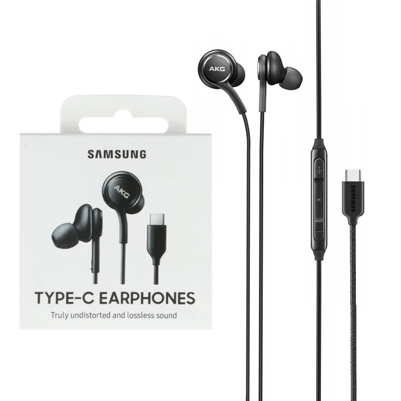 هندزفری باسیم Samsung Type-C مدل AKG EO-IC100 S24 – مشکی (گارانتی شش ماهه نیکان همراه) — تصویر ۳