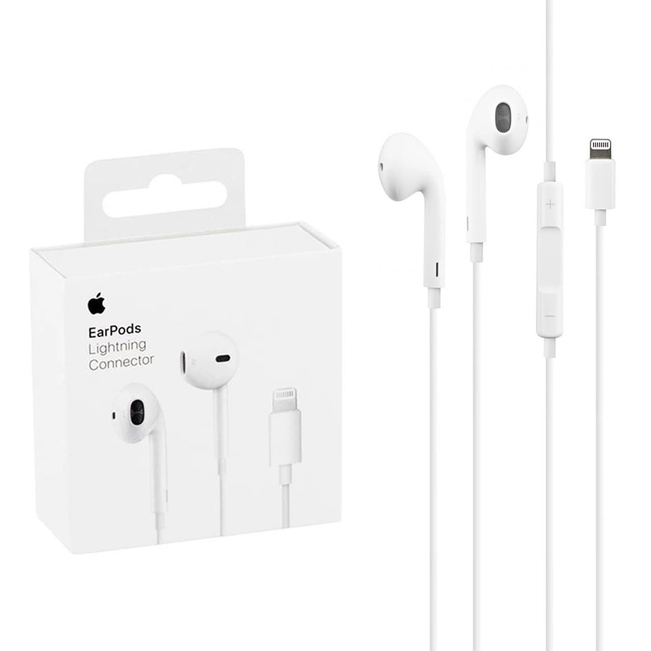 هندزفری باسیم Apple با پورت Lightning مدل MWTY3ZM/A A1748 – سفید (گارانتی شش ماهه نیکان همراه)