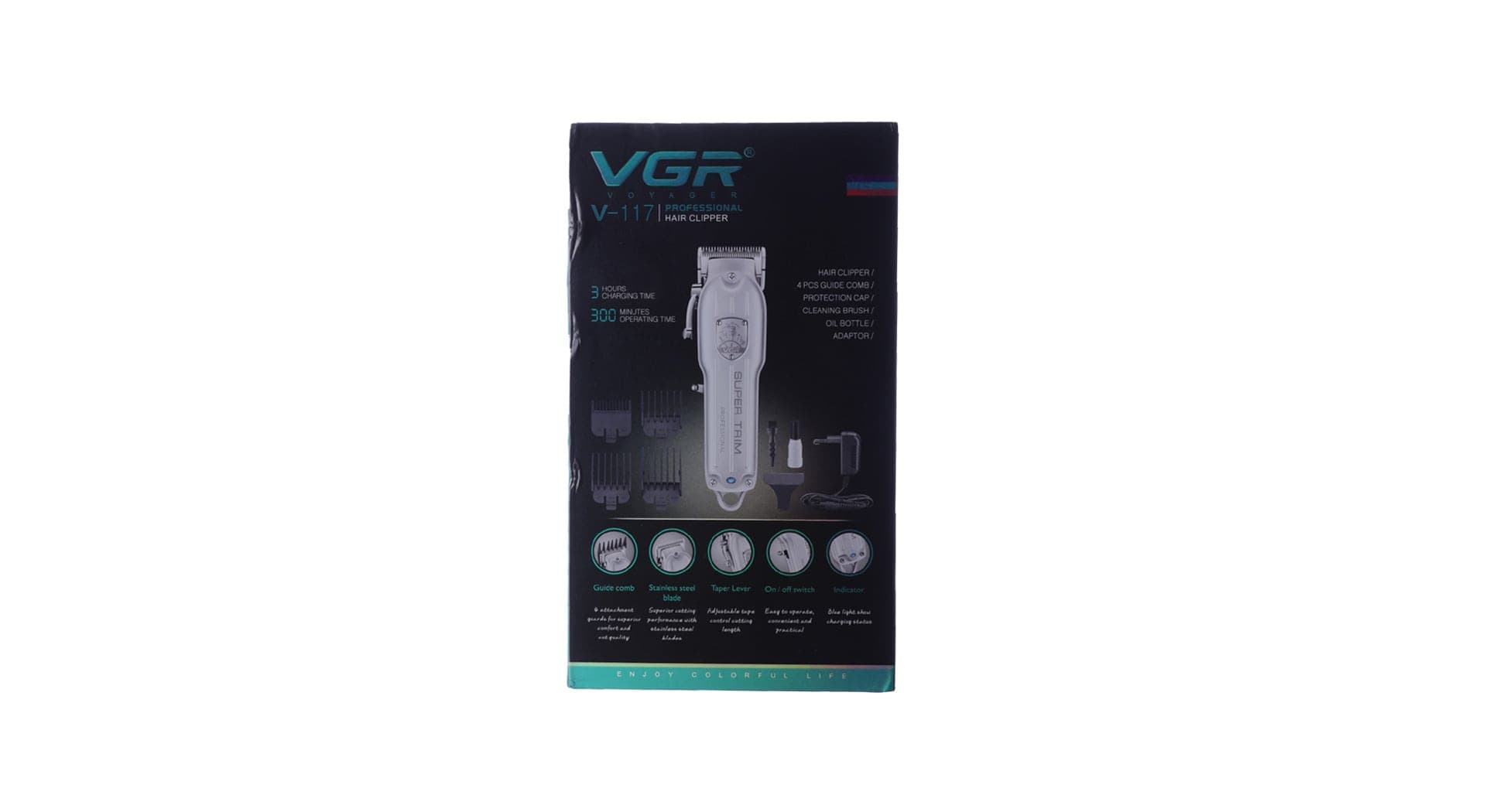 ماشین اصلاح سر و صورت وی جی آر VGR V-117 — تصویر ۸