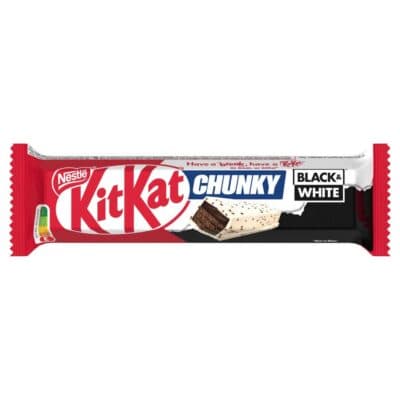 شکلات کیت کت چانکی KitKat Chunky مدل ویفر شکلاتی با روکش شکلات سفید (وایت بلک) 42 گرمی