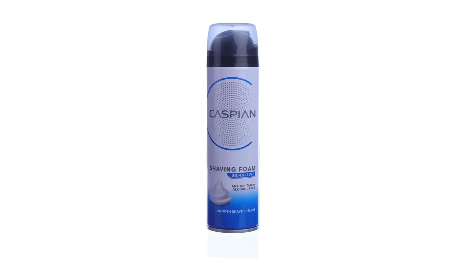 فوم اصلاح کاسپین مدل Sensitive Skin حجم ۲۰۰ میلی لیتر
