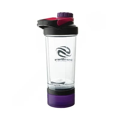 قمقمه شیکر ورزشی 500 سی سی سه تکه Smart Shake — تصویر ۲