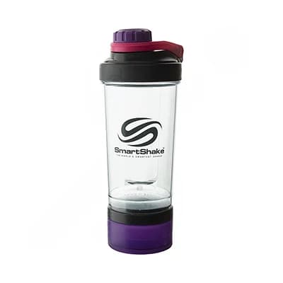 قمقمه شیکر ورزشی 500 سی سی سه تکه Smart Shake