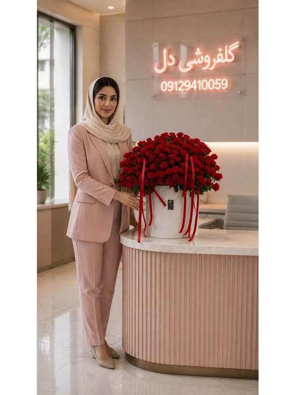 دسته گل روز زن برای مادربزرگ با تحویل در اسلامشهر