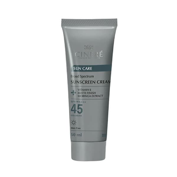کرم ضدآفتاب آقایان SPF 45 سینره 40 میلی لیتر