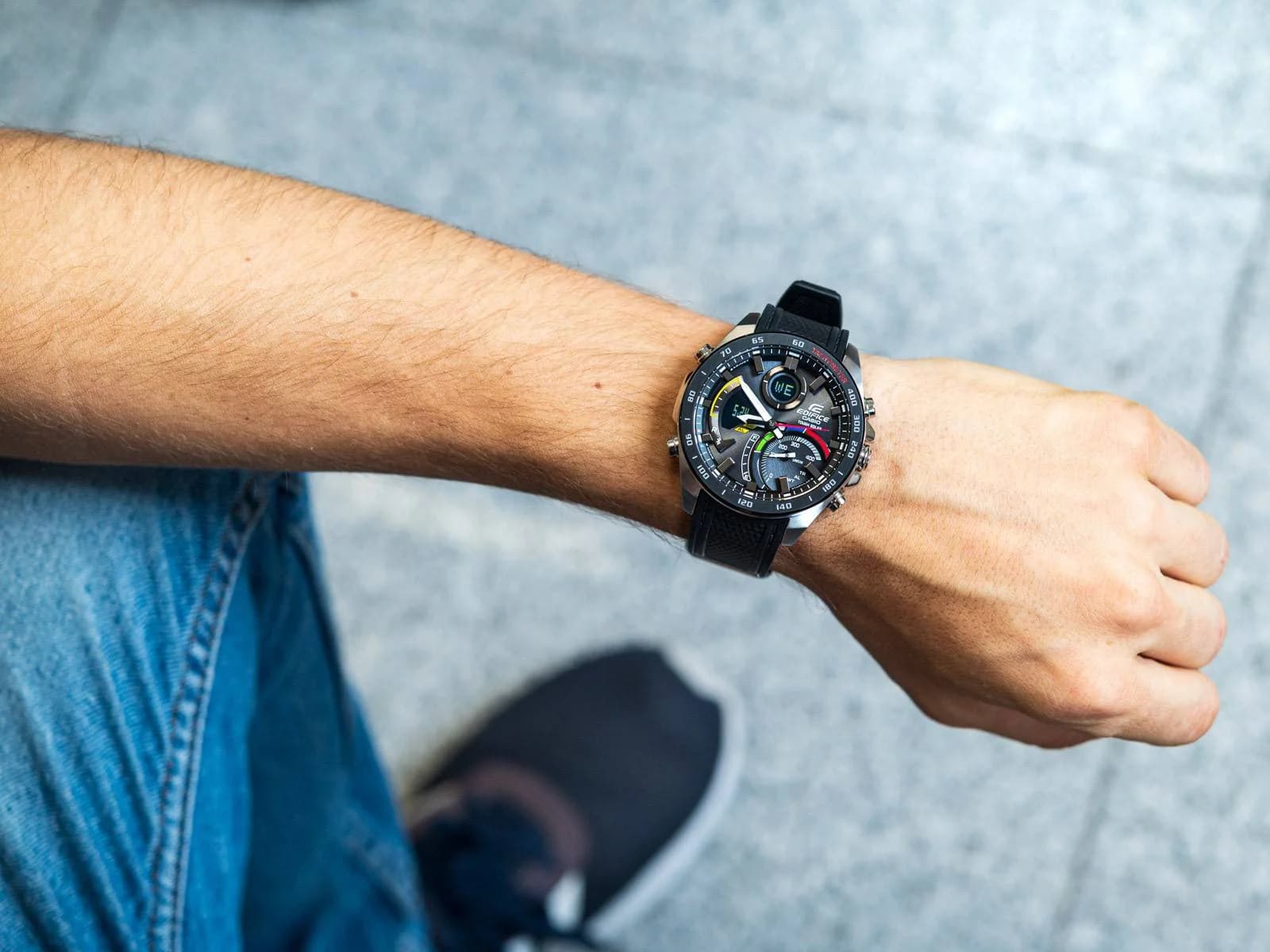 ساعت کاسیو ادیفایس EDIFICE مدل CASIO-ECB-900MP-1ADF — تصویر ۴