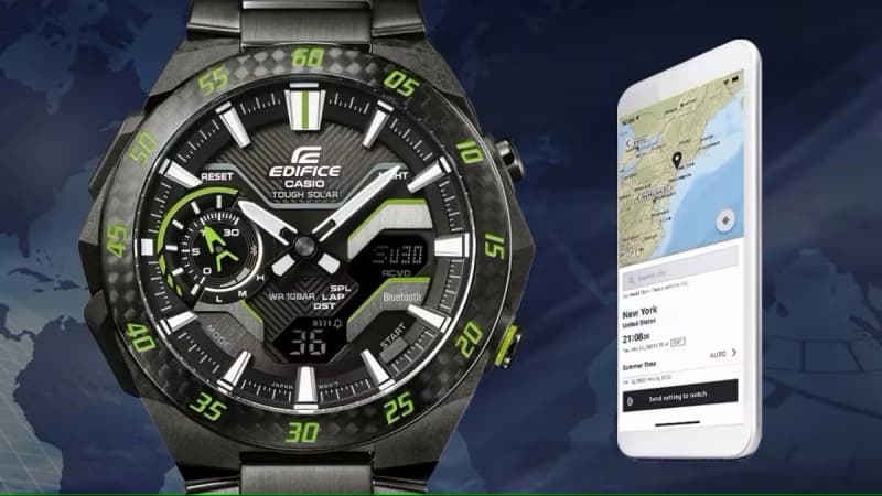 ساعت کاسیو ادیفایس EDIFICE مدل ECB-2200RC-1A3DF — تصویر ۲
