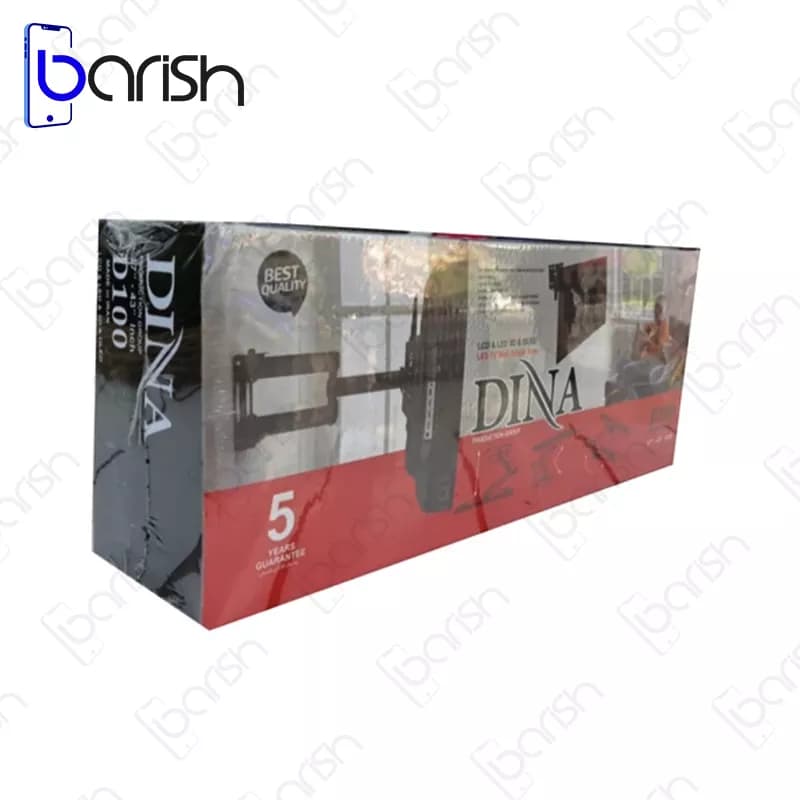 پایه دیواری تک بازو تلویزیون مناسب سایز 17 تا 43 اینچ دینا مدل D100 — تصویر ۵