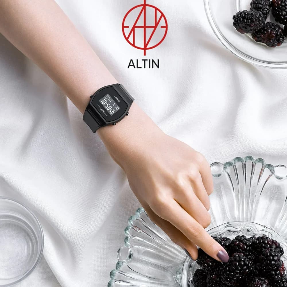 ساعت مچی دیجیتال کاسیو Casio مدل LW-204-1BDF اورجینال تمام مشکی (Black Out) — تصویر ۲