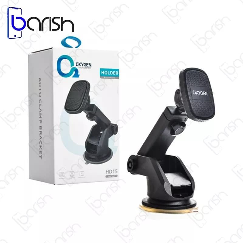 هولدر و پایه نگهدارنده مگنتی گوشی موبایل اکسیژن مدل HD15 — تصویر ۲