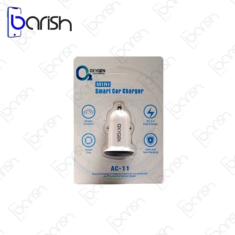 شارژر فندکی خودرو فست شارژ اکسیژن مدل AC-11 — تصویر ۶