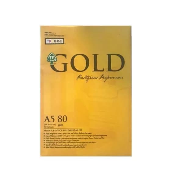 کاغذ A5 گلد کد 15 بسته 500 عددی