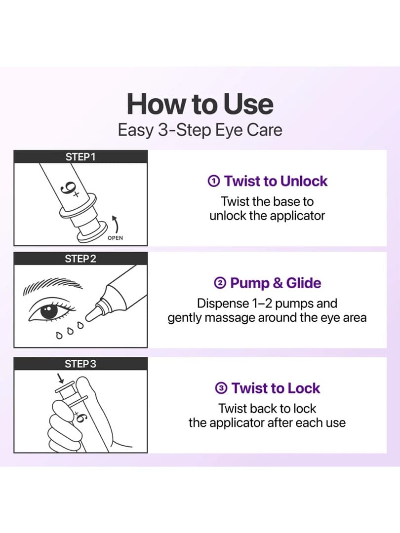 کرم دور چشم ضدچروک و لیفتینگ No\.9 NAD\+ Retinol Volumetox نامبوزین ۱۰ میلیلیتر — تصویر ۸