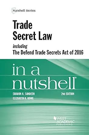 و دانلود نسخه کامل کتاب زبان اصلی Trade Secret Law including the Defend Trade Secrets Act of 2016 in a Nutshell (Nutshells) | دانلود کتاب خارجی