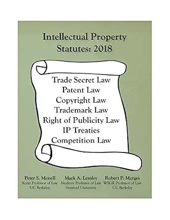 و دانلود نسخه کامل کتاب زبان اصلی Intellectual Property Statutes 2018 | دانلود کتاب خارجی