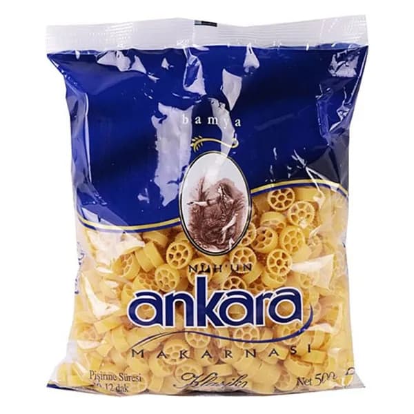 ماکارونی بامیه آنکارا Ankara حجم 500 گرم