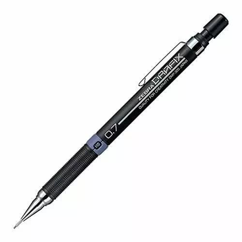 اتود بدنه مشکی درافیکس زبرا ZEBRA DRAFIX مغز 0.7mm کد DM7-300