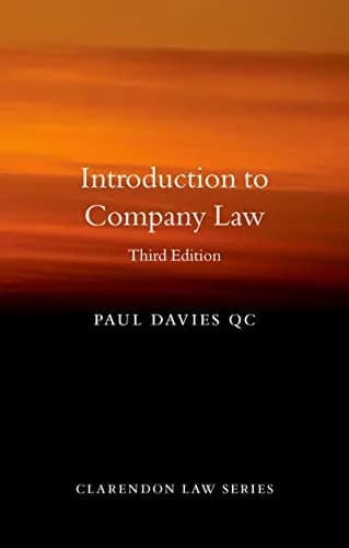 و دانلود نسخه کامل کتاب زبان اصلی Introduction to Company Law (Clarendon Law Series) 3rd Edition PDF | دانلود کتاب خارجی