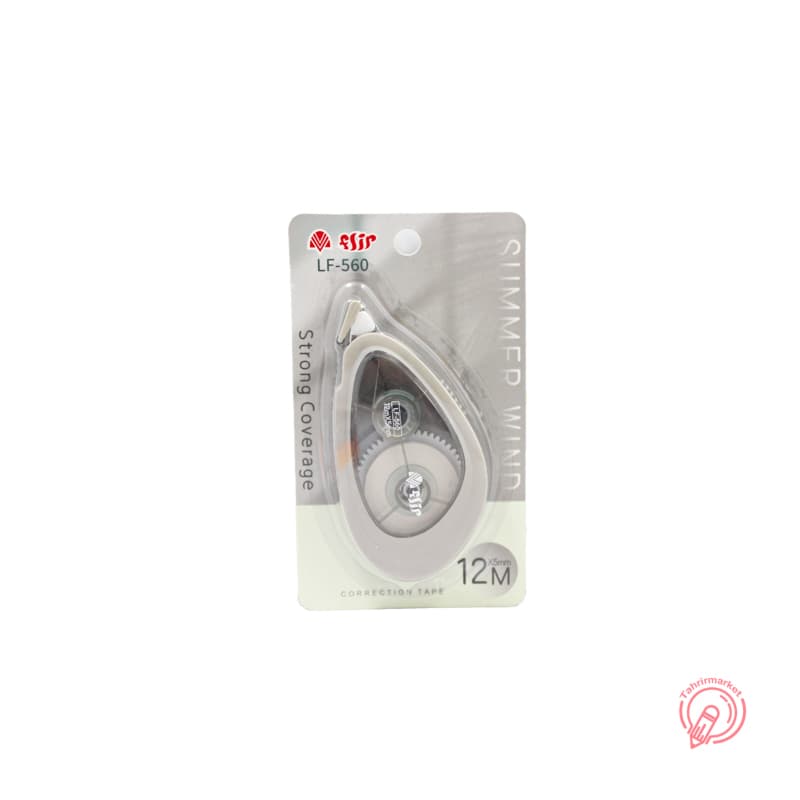 لاک غلط گیر نواری 12 متری فلیپ مدل LF-560 رنگ طوسی