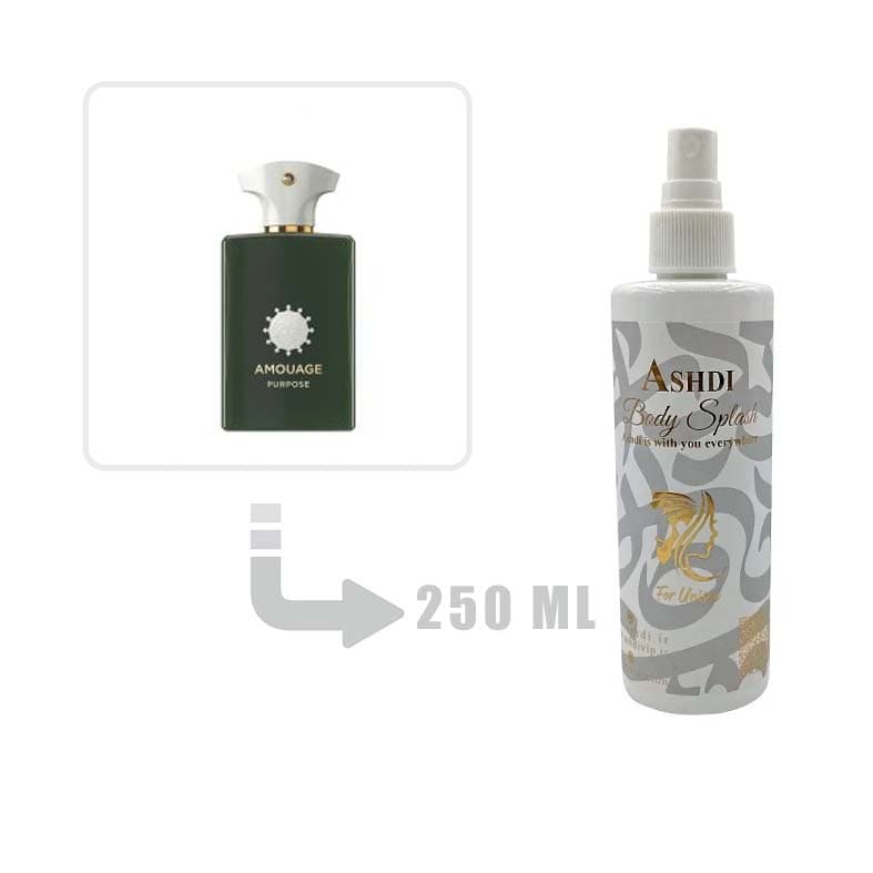 بادی اسپلش آمواج پورپوس مردانه و زنانه 250 میل | Amouage Purpose 250ml