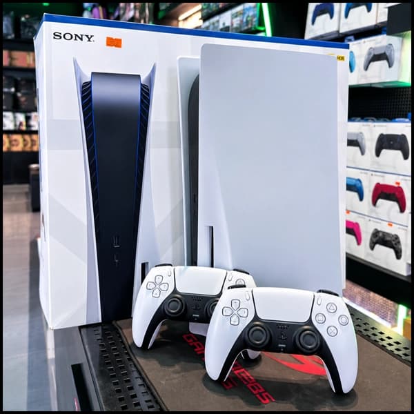 کنسول بازی استوک سونی مدل Playstation 5 Fat 1216 استاندارد حافظه 825 گیگابایت (ریجن اروپا) درایور نوری کپی خور شده همراه با دو دسته اصلی