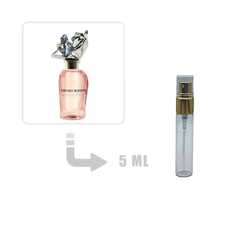 دکانت عطر ادکلن لویی ویتون دنسینگ بلوسوم 5 میل اصلی | Louis Vuitton Dancing Blossom 5ml — تصویر ۳