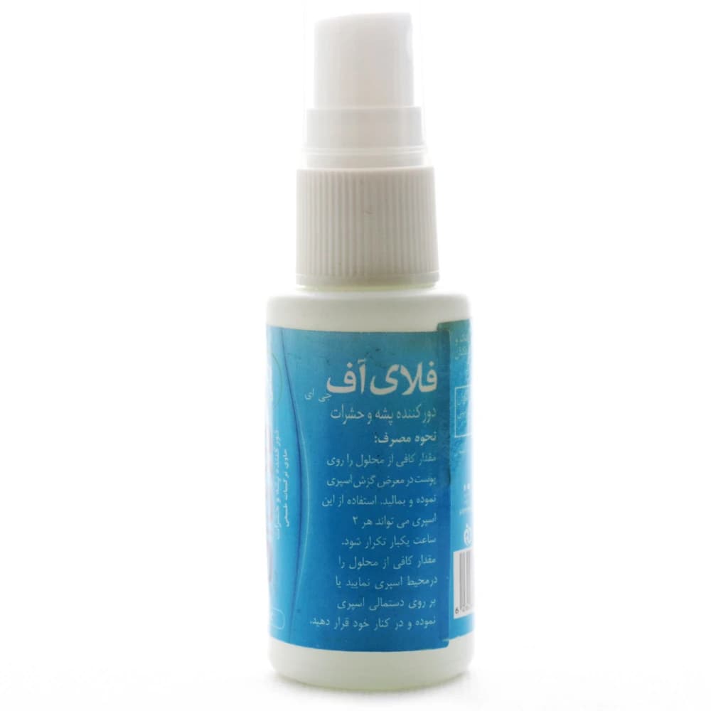 اسپری دورکننده حشرات فلای آف گیاه اسانس 30 میلی لیتر — تصویر ۲