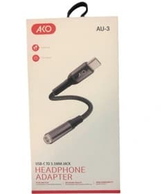 کابل تبدیل Type-C به AUX 3.5 آکو مدل AU-3 — تصویر ۲
