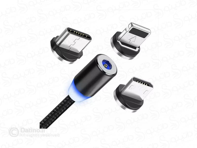 کابل شارژ مگنتی 3 کاره مدل X-CABLE — تصویر ۳