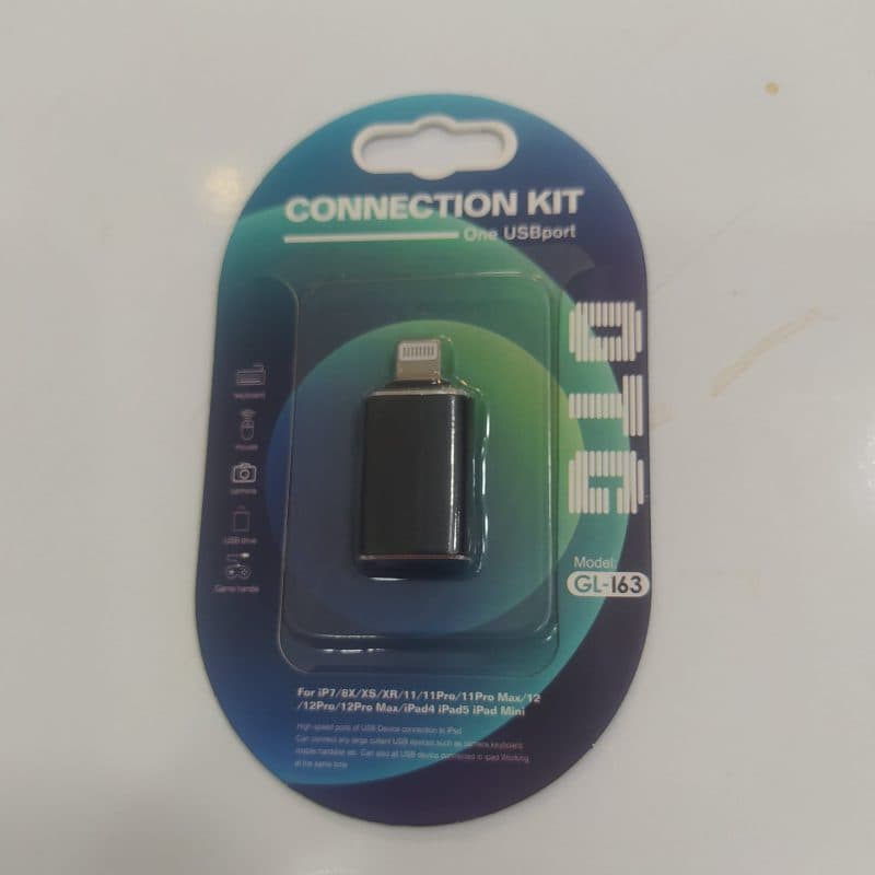 مبدل OTG آیفون و آیپد مدل JH-163 — تصویر ۲