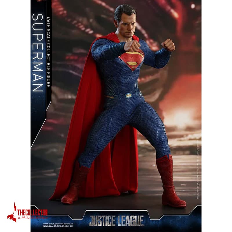 اکشن فیگور سوپرمن | superman | لیگ عدالت برند هات تویز — تصویر ۲