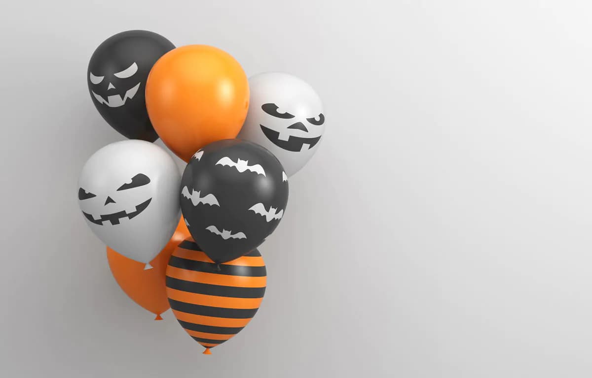 بک گراند بادکنک هالووین
