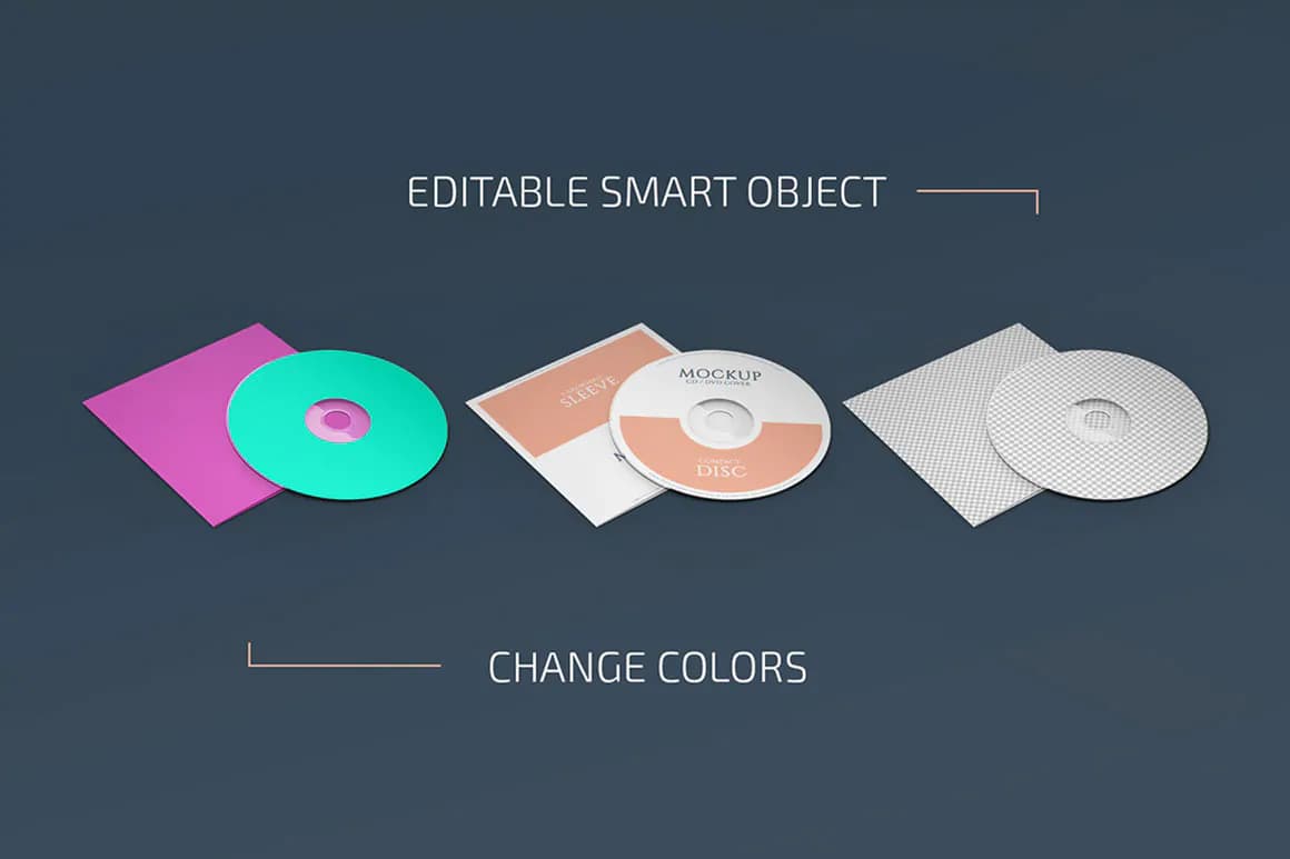 موکاپ کاور CD — تصویر ۲