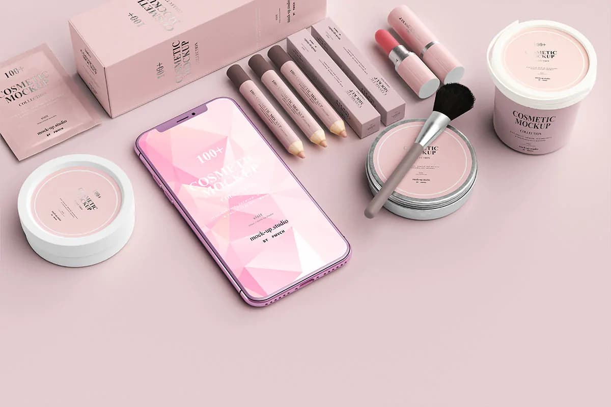 +100 موکاپ لوازم آرایشی بهداشتی و زیبایی — تصویر ۲