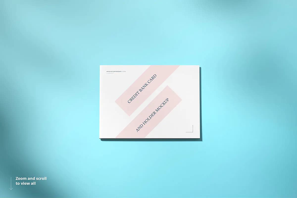 موکاپ کارت بانکی و کردیت کارت — تصویر ۵
