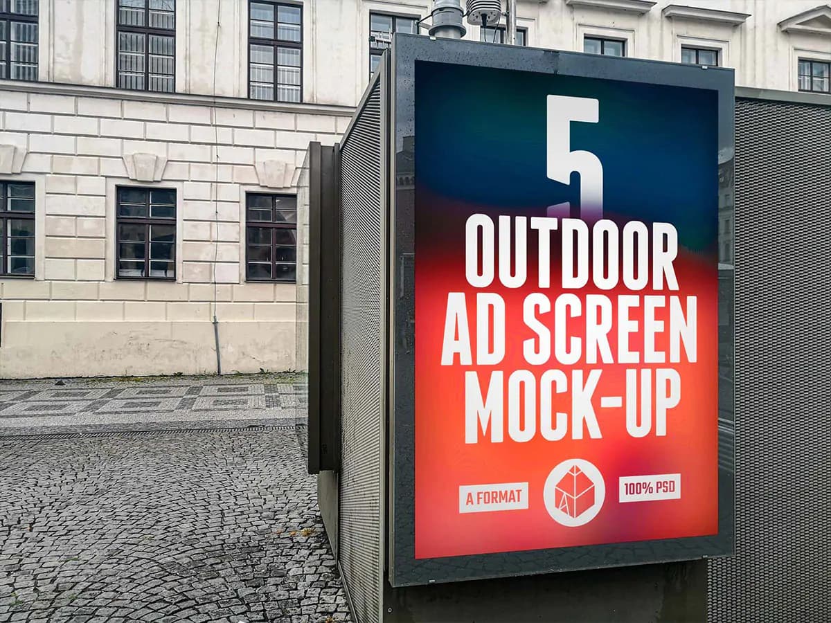 40 موکاپ بنر تبلیغاتی شهری محیطی Outdoor — تصویر ۳