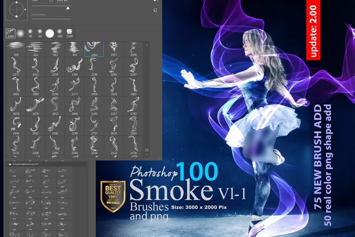 براش دود فتوشاپ
