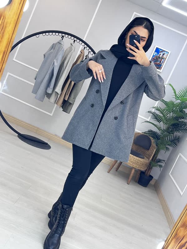 پالتو زنانه مدل پرستو — تصویر ۴