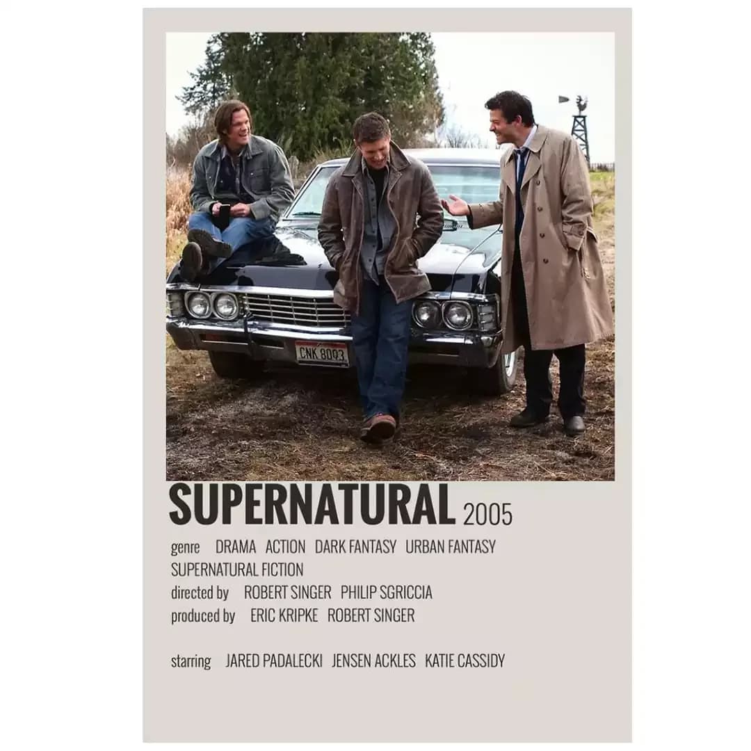 پوستر طرح فتوکارت سریال سوپرنچرال Supernatural