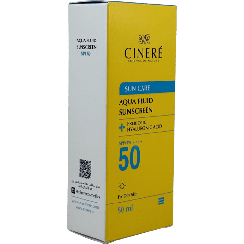 ضدآفتاب فلوئید سینره SPF 50 بیرنگ – سبک، ماتکننده، کنترلکننده چربی برای پوست چرب — تصویر ۳