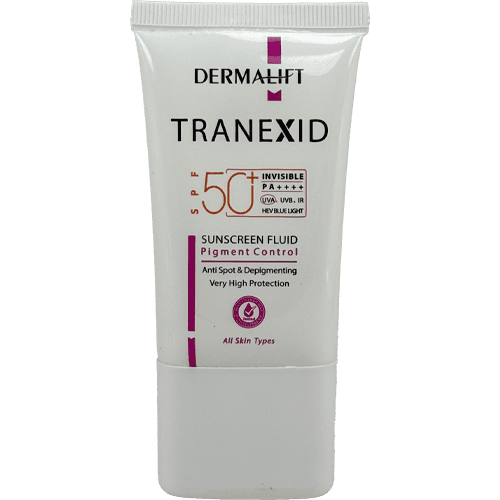 ضدآفتاب فلوئید درمالیفت Tranexid SPF 50 – روشن‌کننده و محافظ چندگانه برای انواع پوست — تصویر ۲