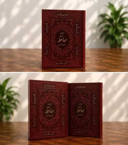 دیوان حافظ جیبی چرم تحریر با فال قابدار (پیام عدالت)