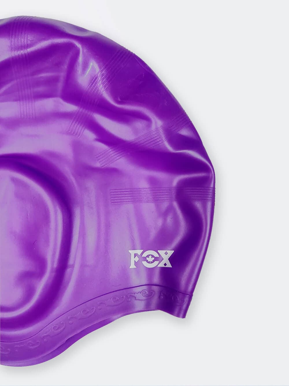 کلاه شنا مناسب برای موهای بلند زنان مدل گوش دار ضد آب و ضد کلر فوکس ( Fox ) — تصویر ۳