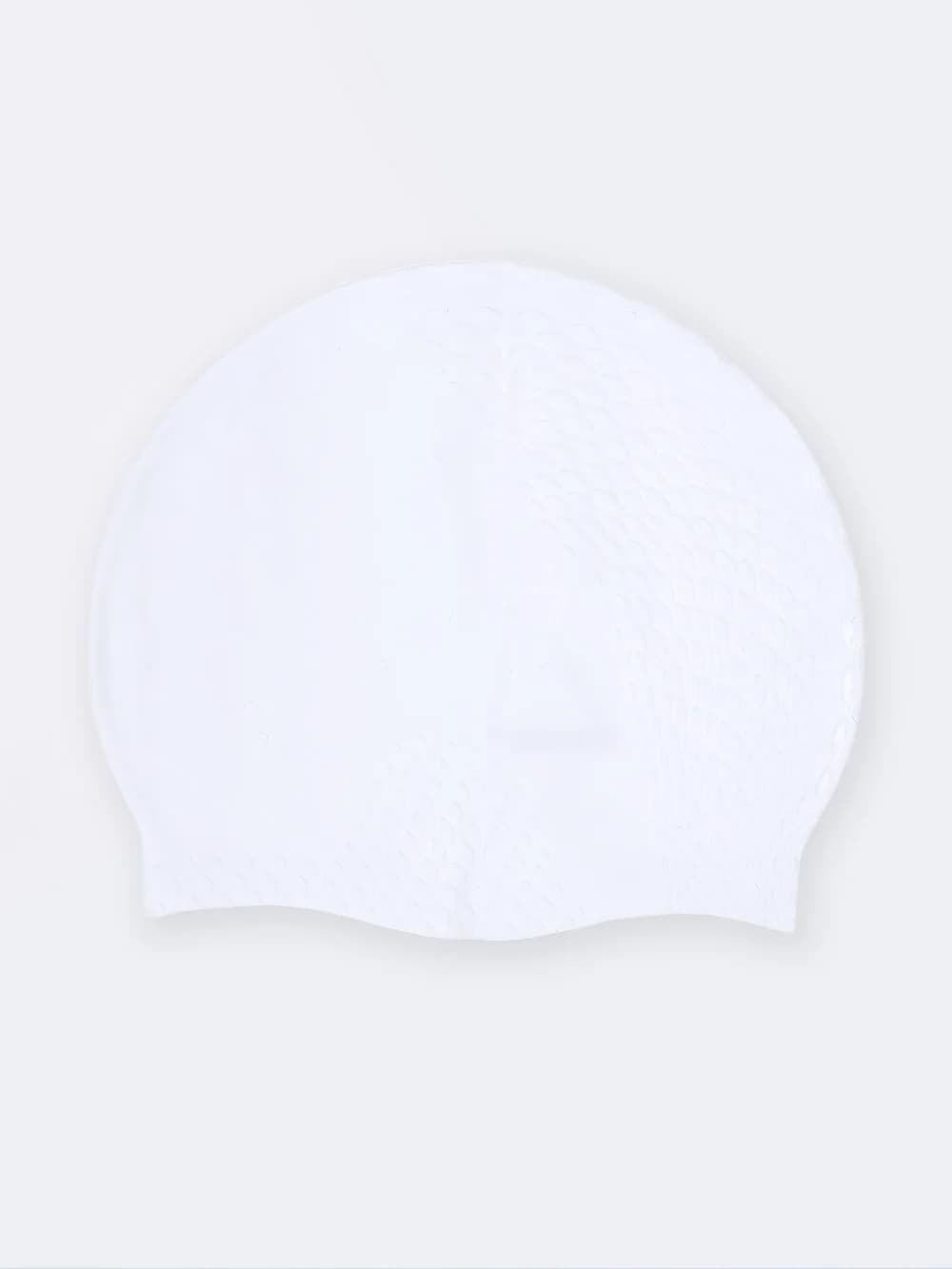 کلاه شنا ضد آب زنانه و مردانه طرح جدید پوست ماری اسپیدو ( Speedo ) سفید رنگ — تصویر ۲