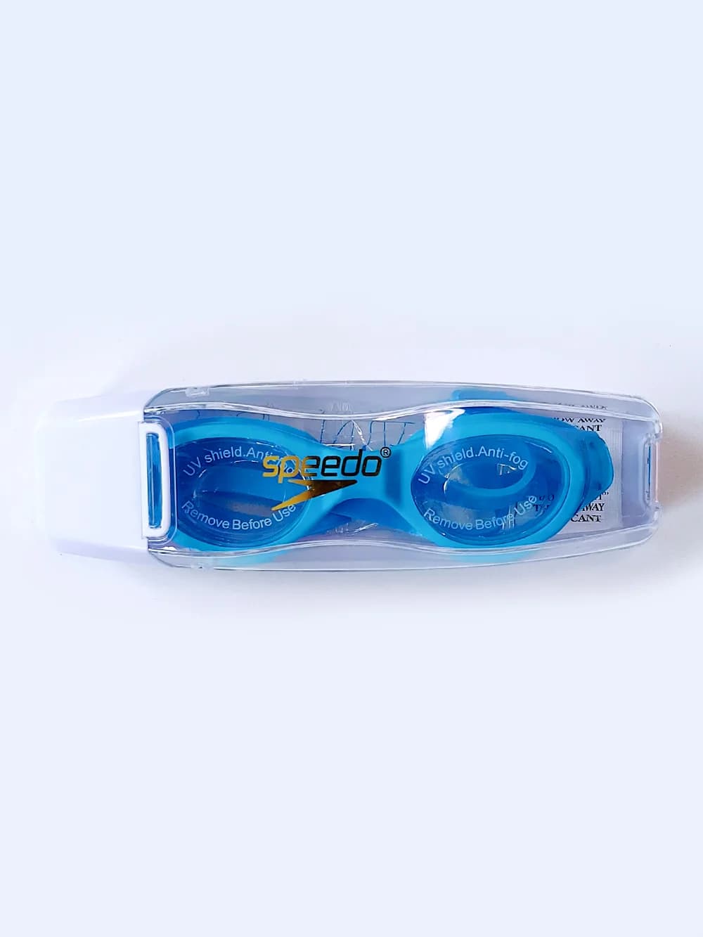عینک استخر کودکان دخترانه و پسرانه اسپیدو ( Speedo ) سیلیکونی آبی رنگ — تصویر ۷