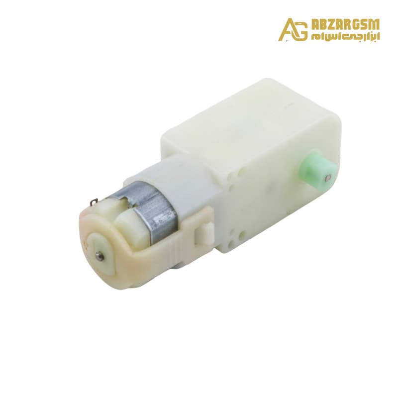 موتور گیربکس پلاستیکی TT دو طرفه Y1:48 53RPM سفید طرح A