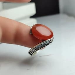 انگشتر نقره باسنگ یمن کد 7025 — تصویر ۸