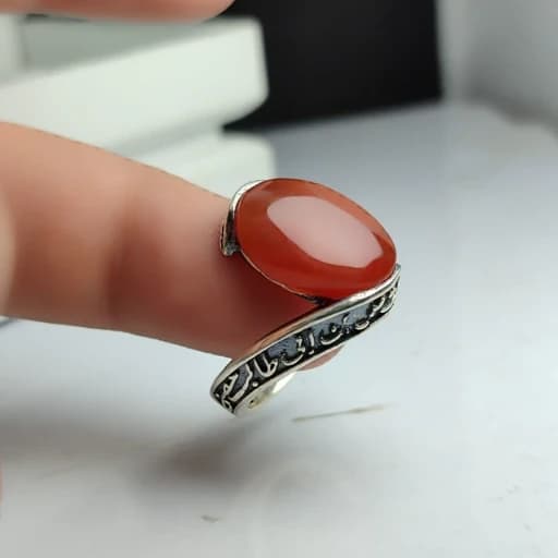 انگشتر نقره باسنگ یمن کد 7025 — تصویر ۷
