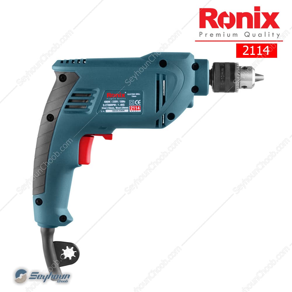 دریل برقی 400 وات رونیکس مدل Ronix 2114 — تصویر ۳